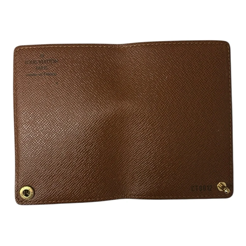 Authentic! Louis Vuitton Monogram Porte Cartas Pression Card Holder (7) - Picture 5 of 12